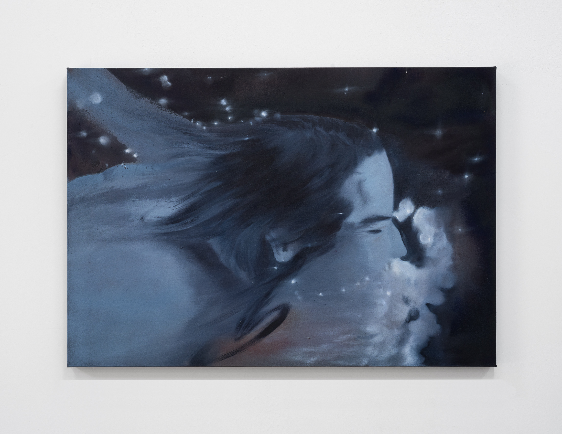 Tide of the infinite 100 x 70 cm pigment,oil on canvas 2025